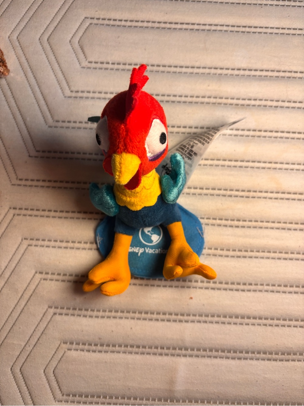 Disney Multicolor Plush Parrot Toy - Red, Yellow, Blue, Teal